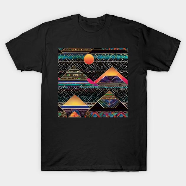 Psychedelic Apocalypse Eclipse Dreams 117 T-Shirt by Benito Del Ray